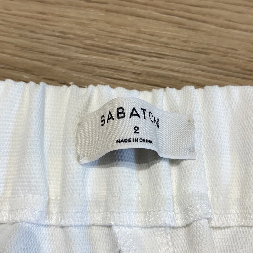 Babaton Cohen Cropped White Pants - Picture 5 of 13